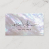 Mother-of-pearl  Monogram Shimmering Visitekaartje (Voorkant)