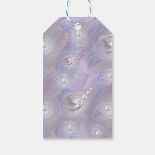 Mother of Pearls giving Birth to a Pearl Cadeaulabel (Achterkant)