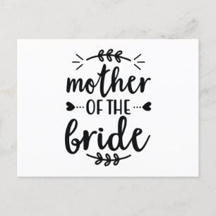 Mother of the bride briefkaart