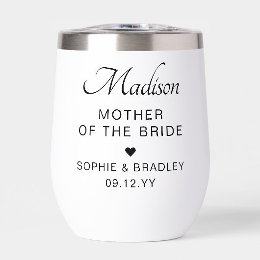 Mother of the Bride Custom Personalised Wedding (Voorkant)
