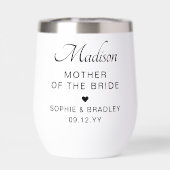 Mother of the Bride Custom Personalised Wedding (Achterkant)