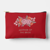 Mother of the Bride Floral Red Pouch Etui (Voorkant)