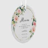 Mother Of The Bride Keepsake Ornament (voorkant)