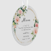 Mother Of The Bride Keepsake Ornament (voorkant)