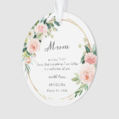 Mother Of The Bride Keepsake Ornament (voorkant)