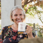 Mother of the Bride Pink Peony Wedding Koffiemok