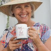 Mother of the Bride Pink Peony Wedding Koffiemok