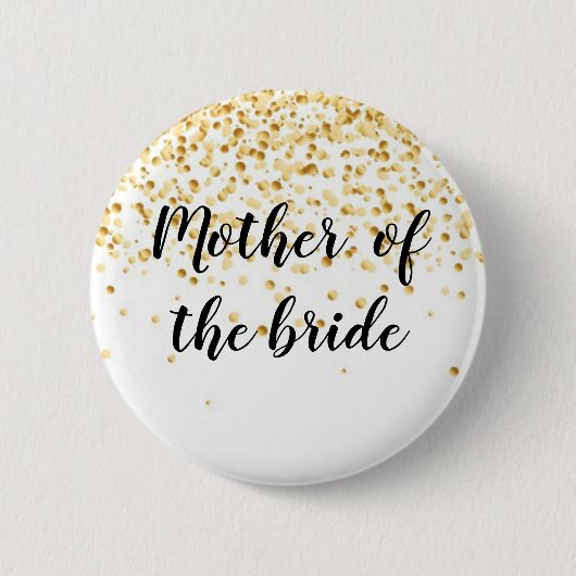 Mother of the bride ronde button 5,7 cm (Voorkant)