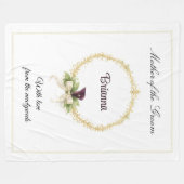 Mother of the Groom Keepsake Wedding Party Gift Fleece Deken (Voorkant (Horizontaal))