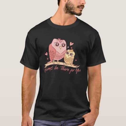 Mother Owl Bird Family Quotes T-shirt (Voorkant)