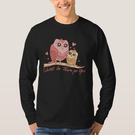 Mother Owl Bird Family Quotes T-shirt (Voorkant)