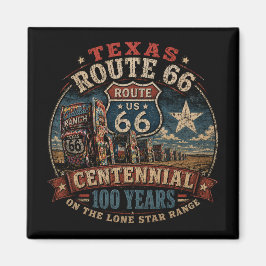 Mother Road Amarillo-herdenkingssouvenir Magneet