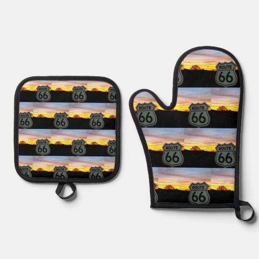 Mother Road Magie Ovenwant & Pannenlap Set (Voorkant)
