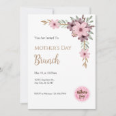 Mother´s Day Brunch Invitation Kaart (Voorkant)