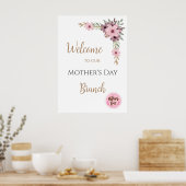 Mother´s Day Brunch Welcome Sing Poster (Keuken)