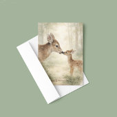 Mother’s Day Card – Deer Kissing Noses Kaart