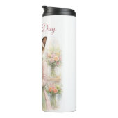 Mother’s Day Florist Cat  Thermosbeker (Geroteerd rechts)