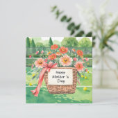 Mother' s Day for Tennis Player Feestdagenkaart (Staand voorkant)