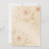 Mother’s Day Garden Tea Invitation | Elegant  Kaart (Achterkant)