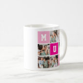 Mother’s Day Personalized Photo Collage Mug Koffiemok (Voorkant rechts)