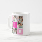 Mother’s Day Personalized Photo Collage Mug Koffiemok (Voorkant links)