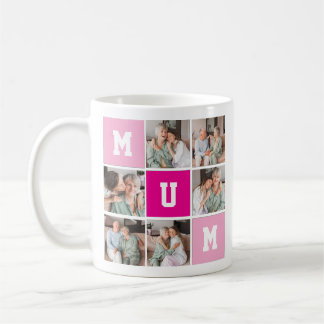 Mother’s Day Personalized Photo Collage Mug Koffiemok