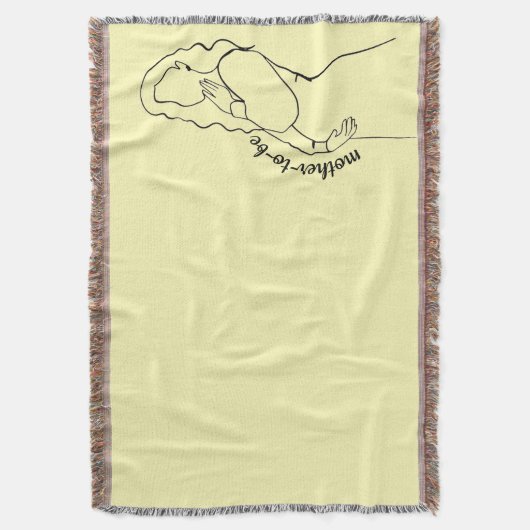 Mother-to-be Deken (Voorkant Verticaal)