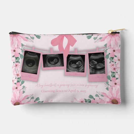 Mother To Be Floral Boho Modern Typography Etui (Achterkant)