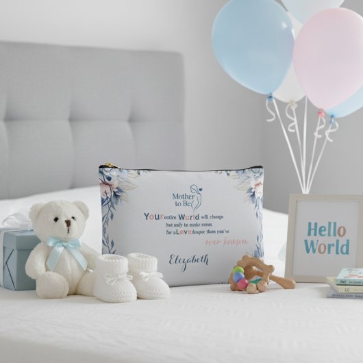 Mother to Be Floral Soft Pastel Etui