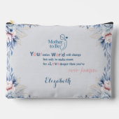 Mother to Be Floral Soft Pastel Etui (Voorkant)