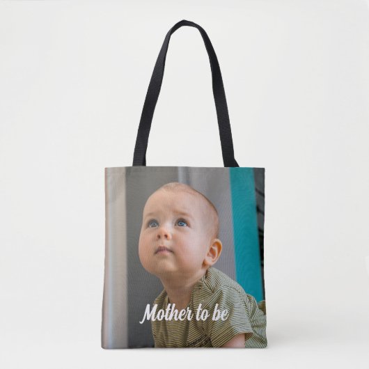 Mother To Be Personalized Minimal  Tote Bag (Voorkant)