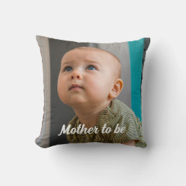Mother To Be Photo Personalized Minimal  Kussen