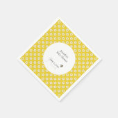 Mother-to-Bee Baby Shower Servet (Hoek)