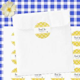 Mother-to-Bee Baby Shower Thank You Ronde Sticker