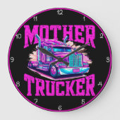 Mother Trucker: Paarse roze houding Grote Klok (Voorkant)