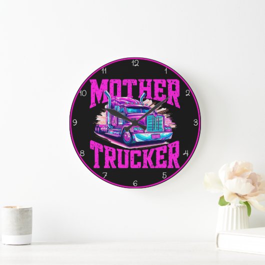 Mother Trucker: Paarse roze houding Grote Klok (Huis)