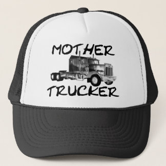 MOTHER TRUCKER - ZWART EN WITTE TRUCKER PET