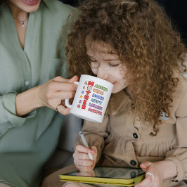 Mother Tweekleurige Koffiemok