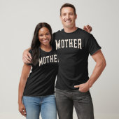 Mother Varsity Weathered Letters Cream T-shirt (Unisex)