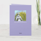 Mother Watched Over Us /HAPPY MOTHER'S DAY Kaart (Achterkant)