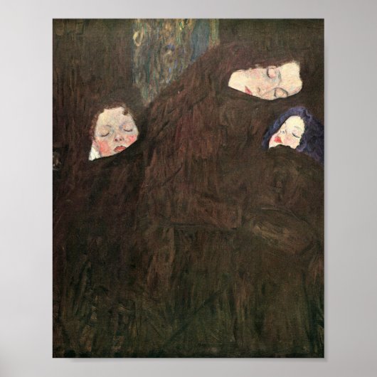 Mother With Children - Gustav Klimt Poster (Voorkant)