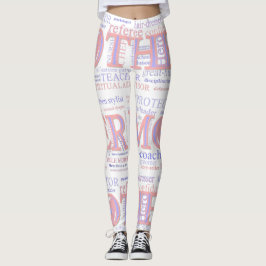 Mother WordArt Leggings