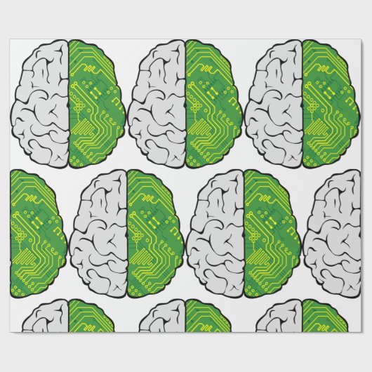 Motherboard Brain Cadeaupapier (Vlak)