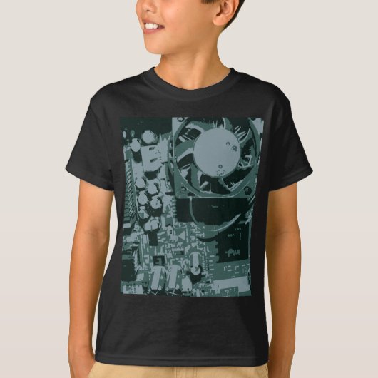 Motherboard Circuit T-Shirt (Voorkant)