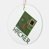 Motherboard Hacker Keramisch Ornament (Links)