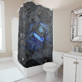Motherboard Shower Curtain Douchegordijn