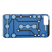 Motherbox Blue Case-Mate iPhone Case (Achterkant (Horizontaal))