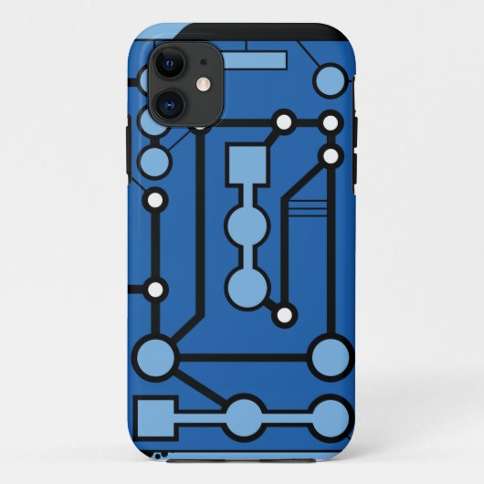 Motherbox Blue Case-Mate iPhone Case (Achterkant)