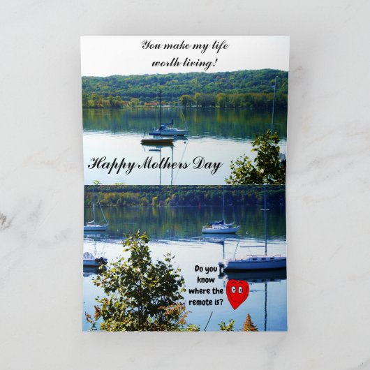 MOTHERDAG Grap van vriendin Kaart (Binnen)