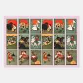 Mothergoose Nursery Rhymes Fairytale Art Inpakpapier Vel (Voorkant 3)